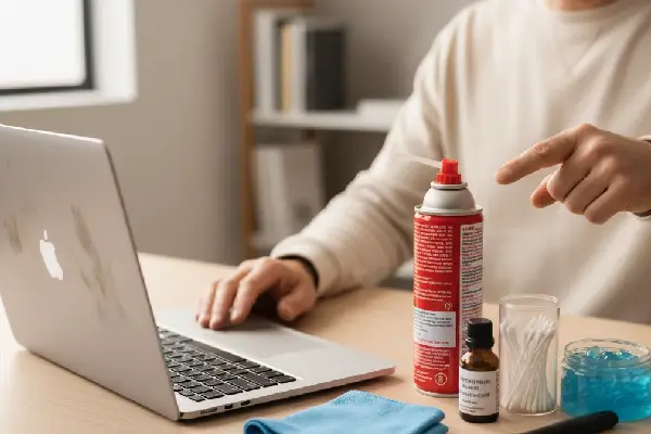 وسایل لازم برای تمیز کردن کیبرد