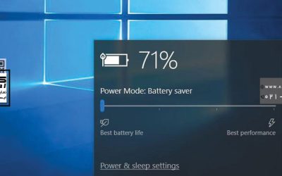 کاهش مصرف باتری لپ تاپ در ویندوز 10